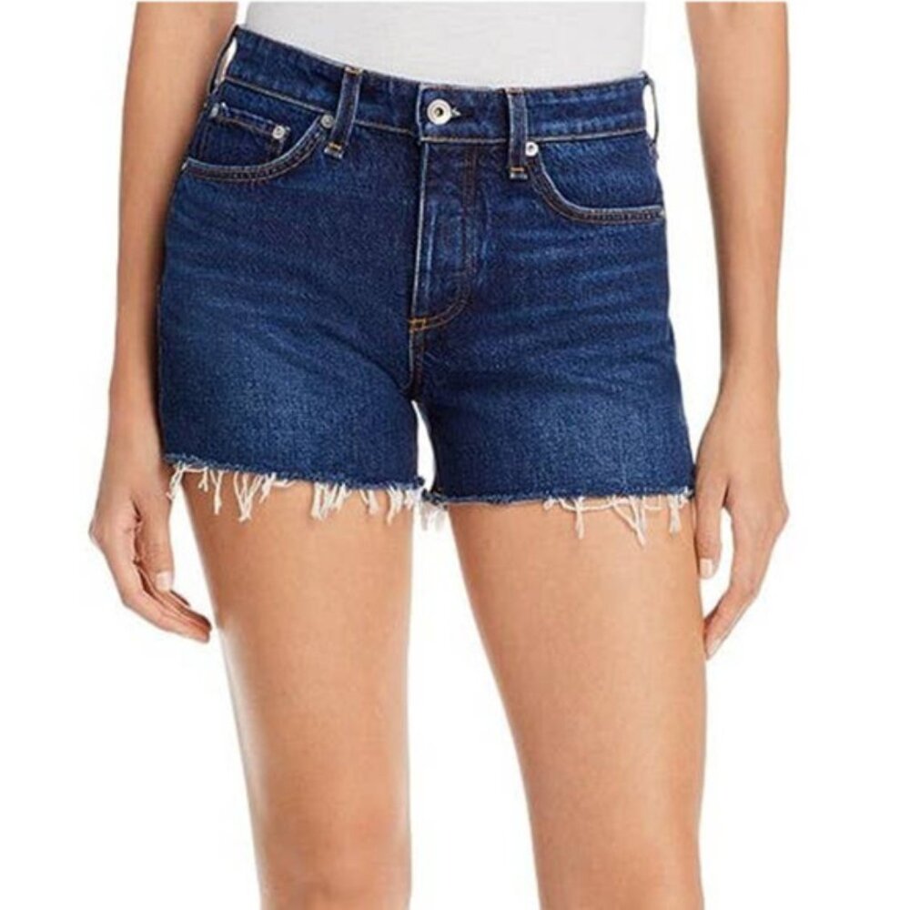 RAG & BONE Dre Cutoff Denim Shorts Cambria Dark Wash 24 - Nearly New